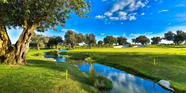 Quinta Da Ria Golf Club's Ria course with stream running by the fairway