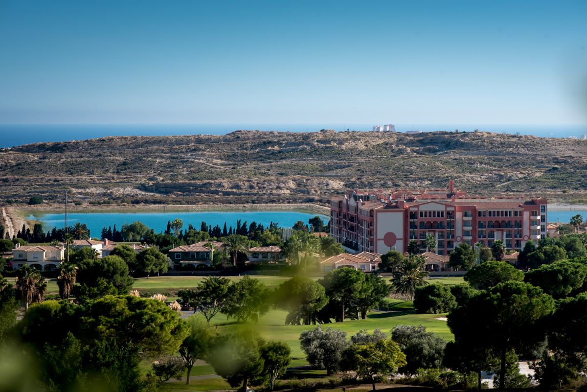 Drone shot of Hotel Bonalba Alicante