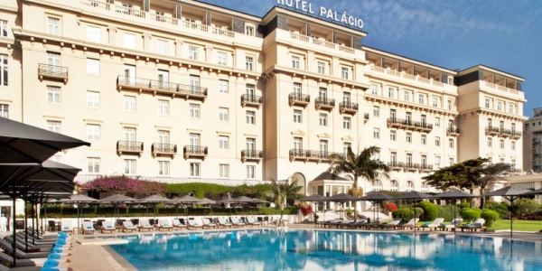 Exterior of Palacio Estoril Hotel near Lisbon