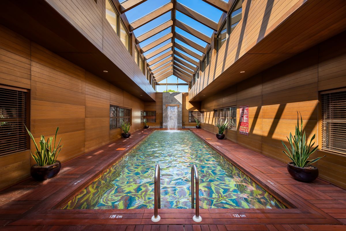 Indoor pool at the spa in Cornelia Diamond Resort