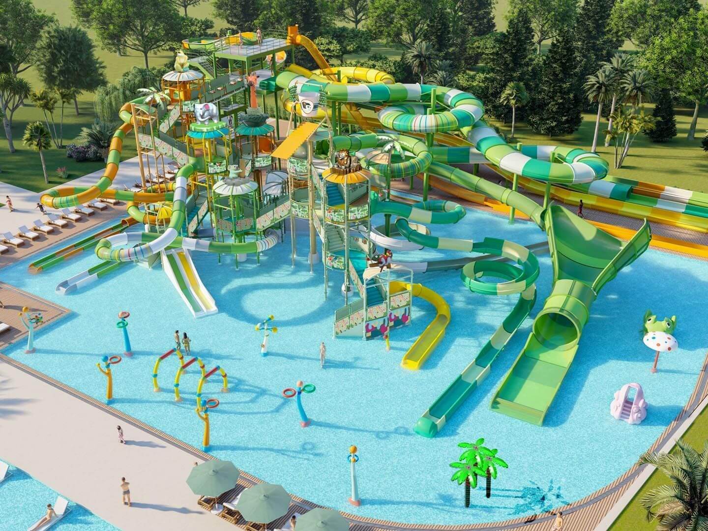 Water park at Cullinan Belek Resort in Turkey