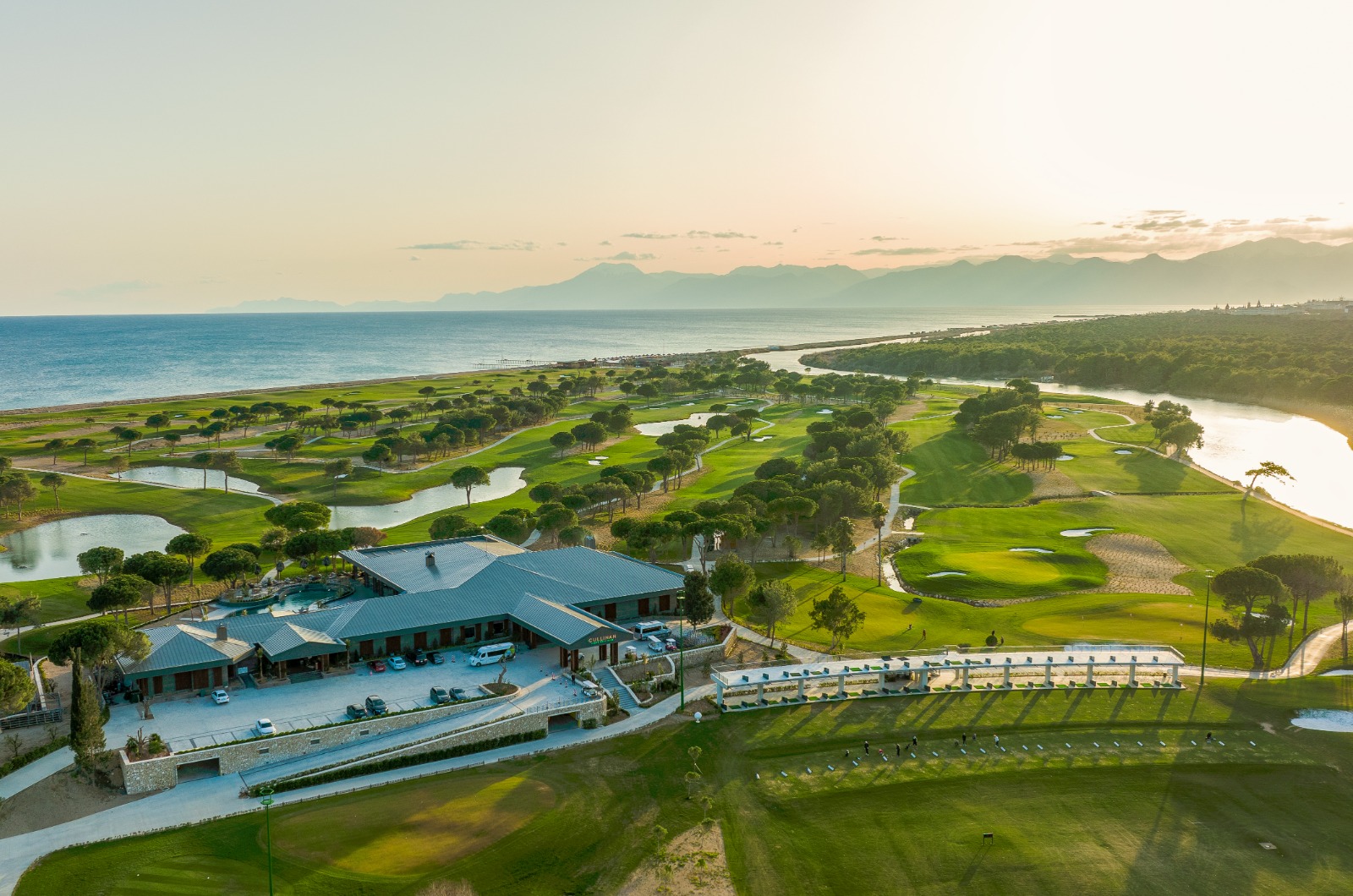 Golf club house at Cullinan Belek Resort in Turkey