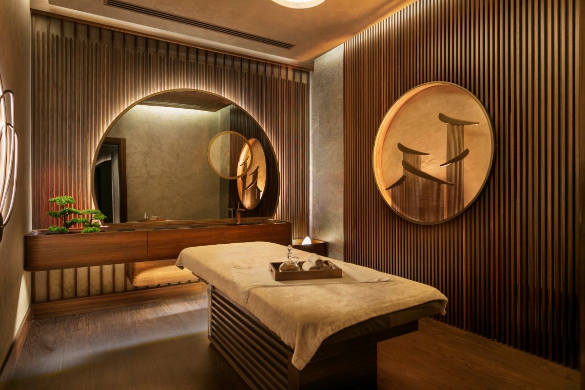 Spa treatment table at Cullinan Belek Resort in Turkey