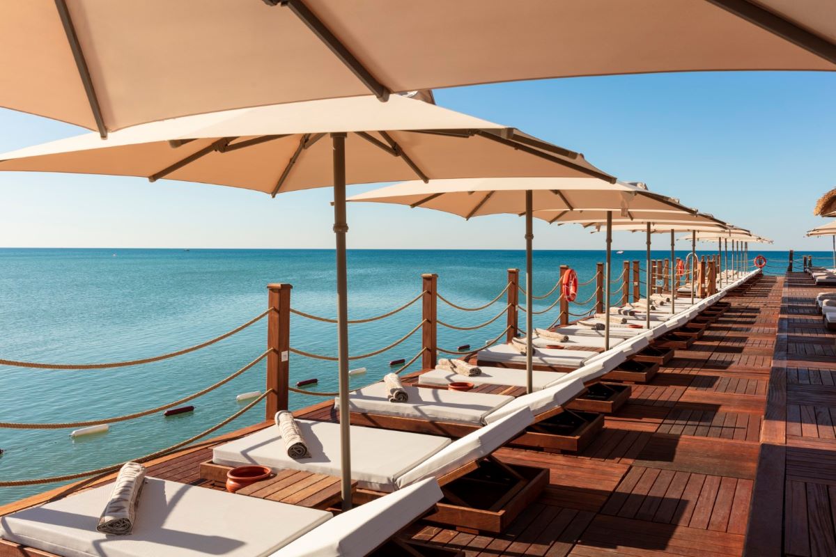 Loungers at Cullinan Belek Resort in Turkey