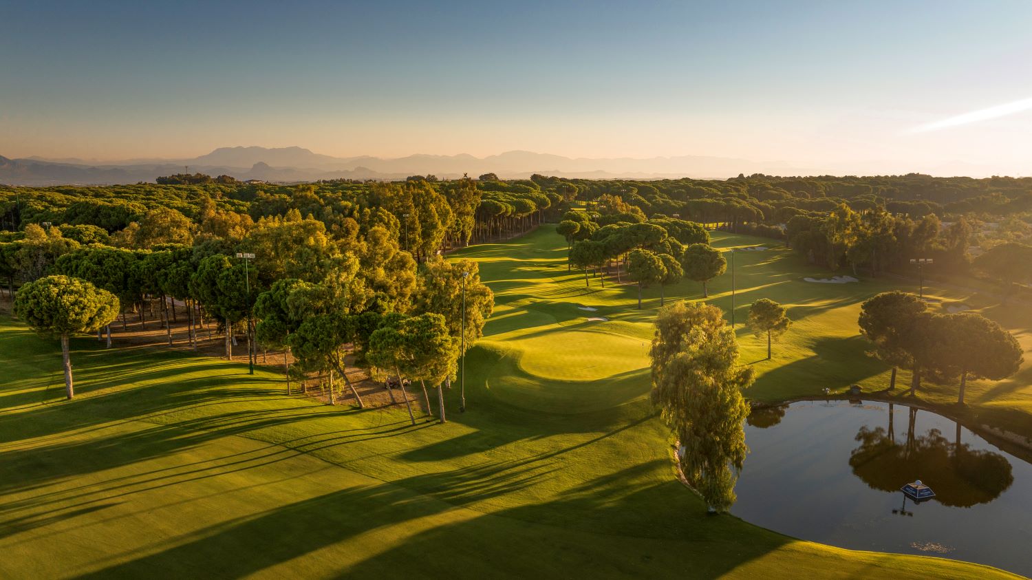 Arial shot of Carya Golf Club in Belek