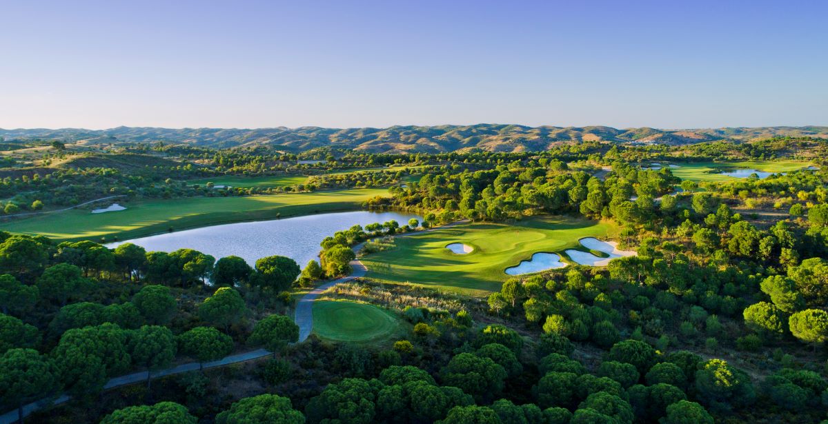 Lakes surrounding fairways at Monte Rei Golf & Country Club