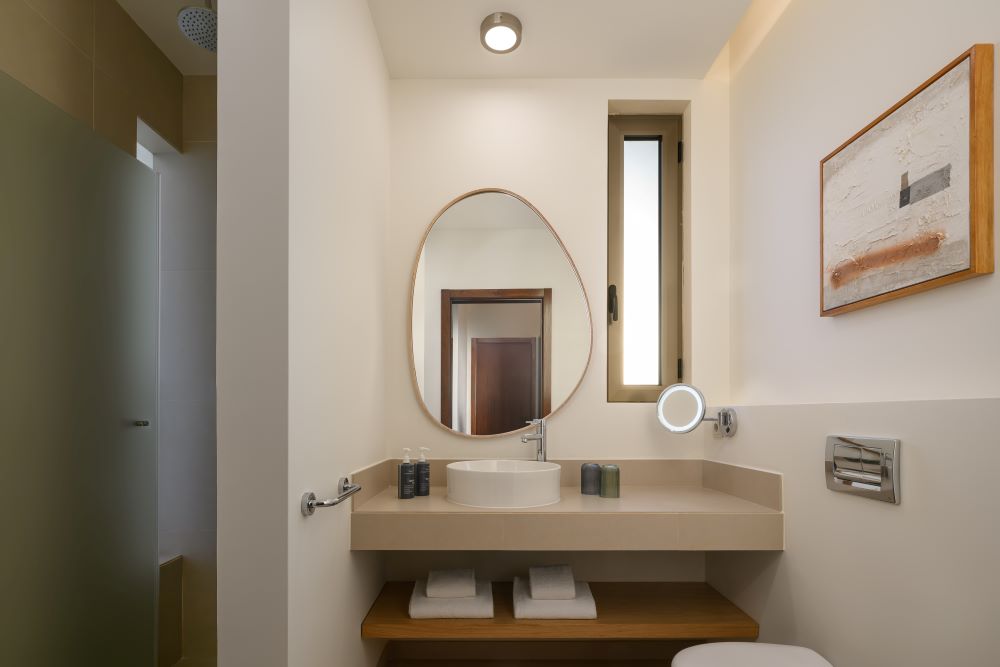 Bathroom with sink at The Westin Algarve Salgados Beach Resort