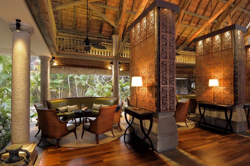 Bar and dining area at Constance Prince Maurice in Mauritius