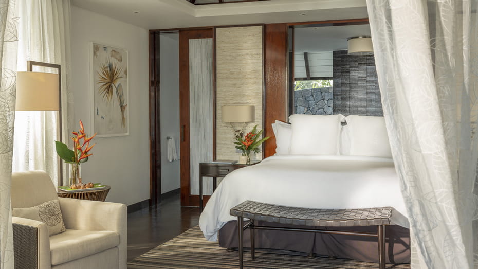 Bedroom in Four Seasons Resort Mauritius at Anahita