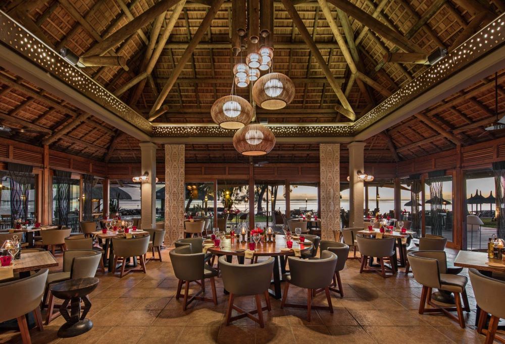 Indoor dining area at Heritage Awali Golf & Spa Resort