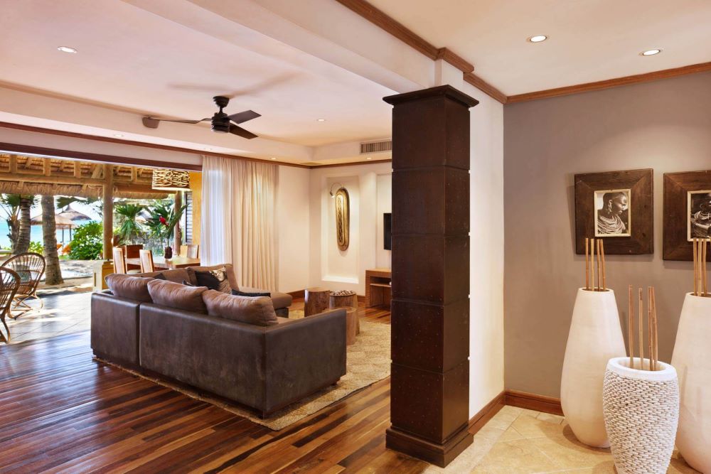 Living area in accommodation at Heritage Awali Golf & Spa Resort