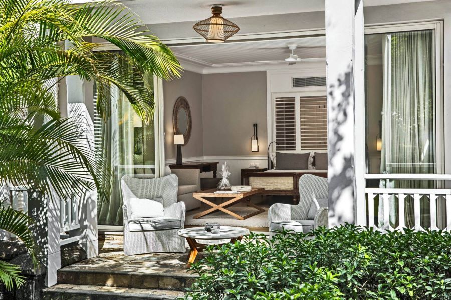 Interior of room at Heritage Le Telfair Golf & Wellness Resort in Mauritius