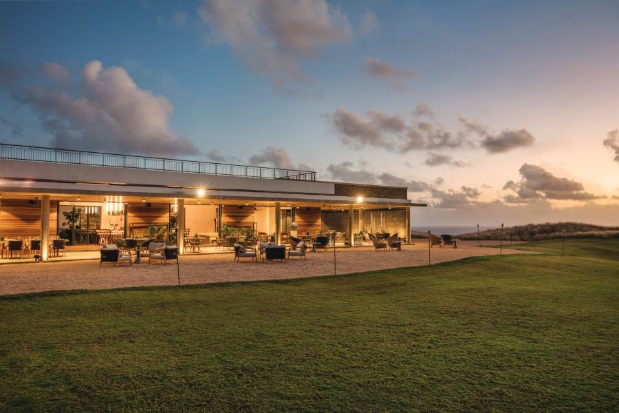 Restaurant in the clubhouse overlooking La Reserve Golf Links