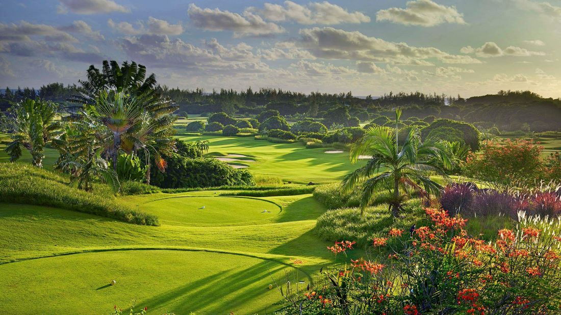 Lush green fairways at Le Chateau golf course at Heritage resort