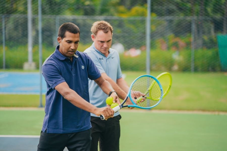 Play tennis at Trou aux Biches Beachcomber Golf Resort & Spa