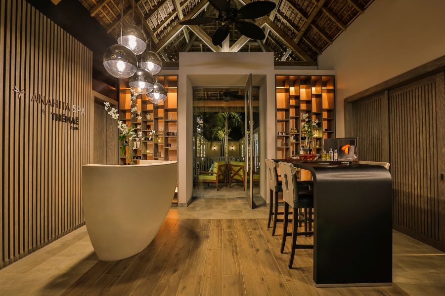 Reception to restaurant at Anahita Golf And Spa Resort