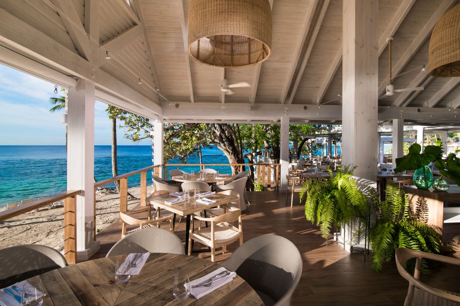 Restaurant overlooking the beach at Casa de Campo Resort & Villas