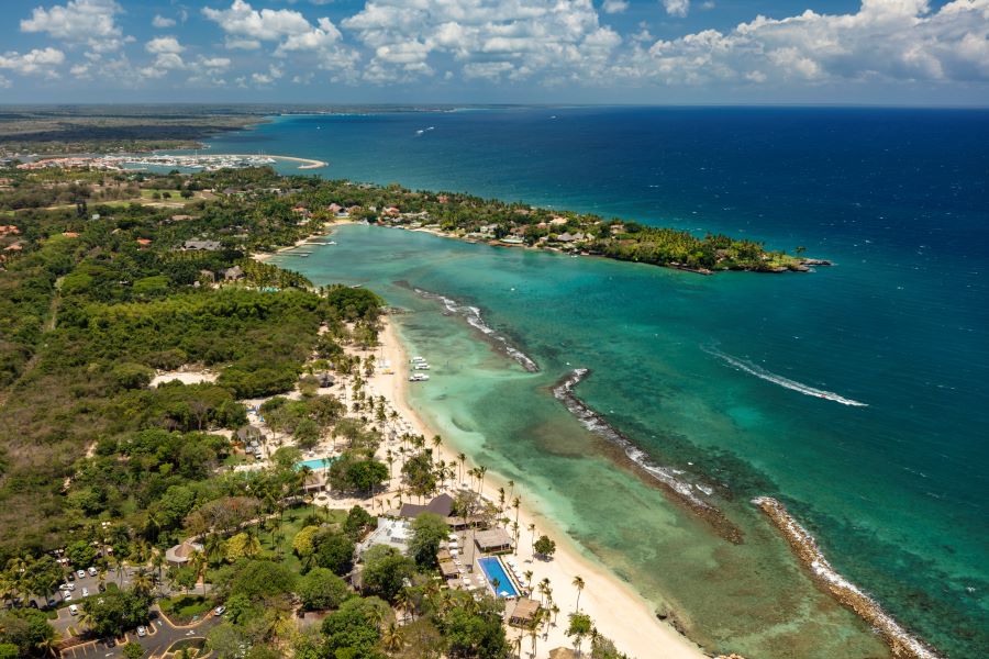 Beach view of Casa de Campo Resort & Villas