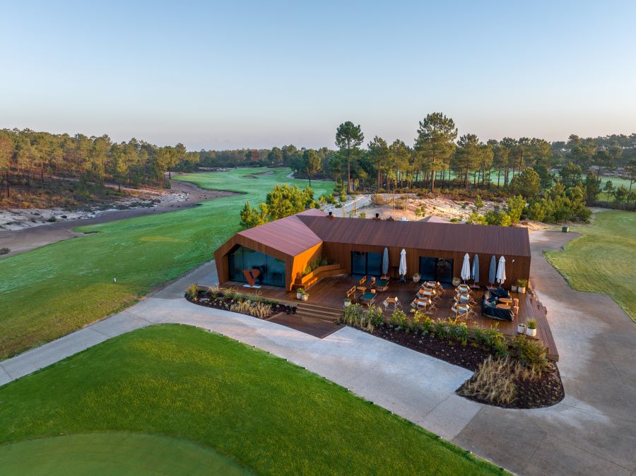 Clubhouse at Dunas Comporta Golf near Lisbon