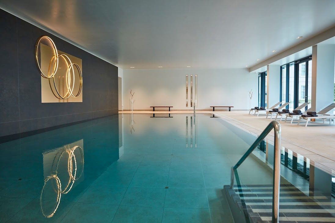 Indoor swimming pool in the Spa at Rudding Park