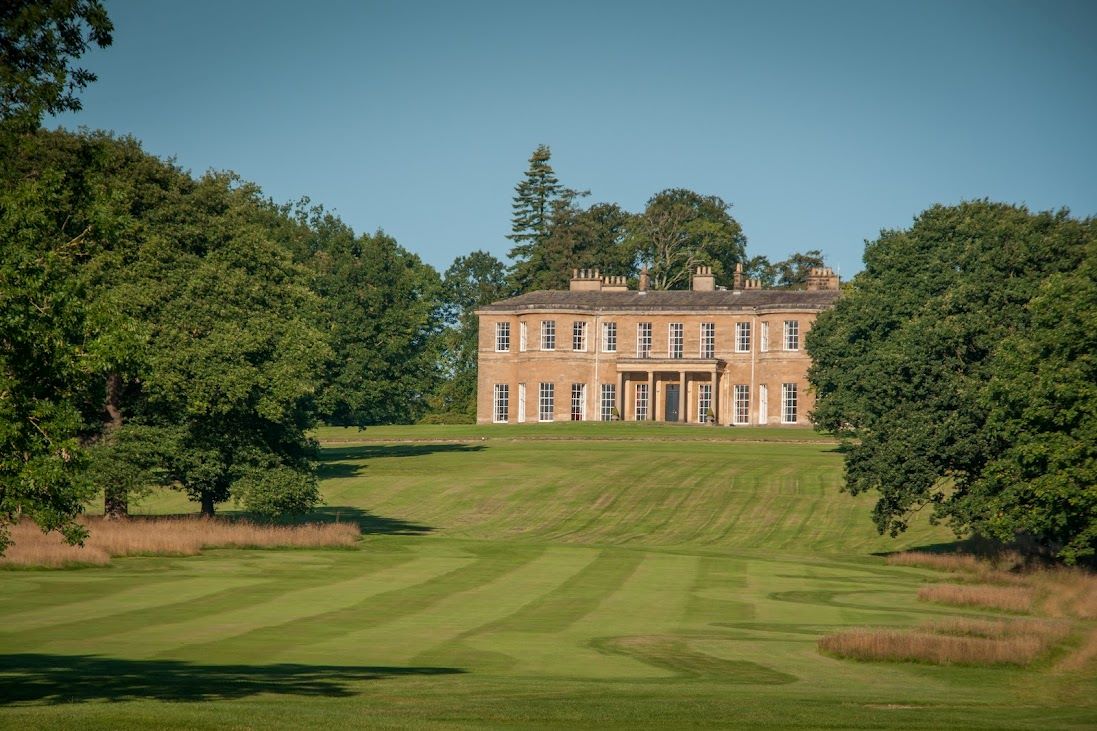 Rudding Park hotel in Harrogate overlooking the landscaped gardens