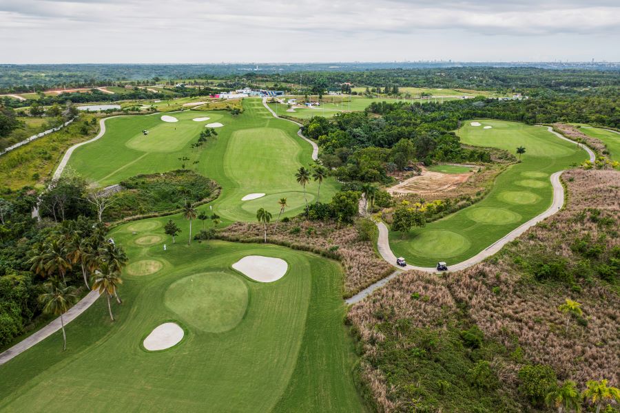 Overhead view of Iberostar Bavaro Golf Club