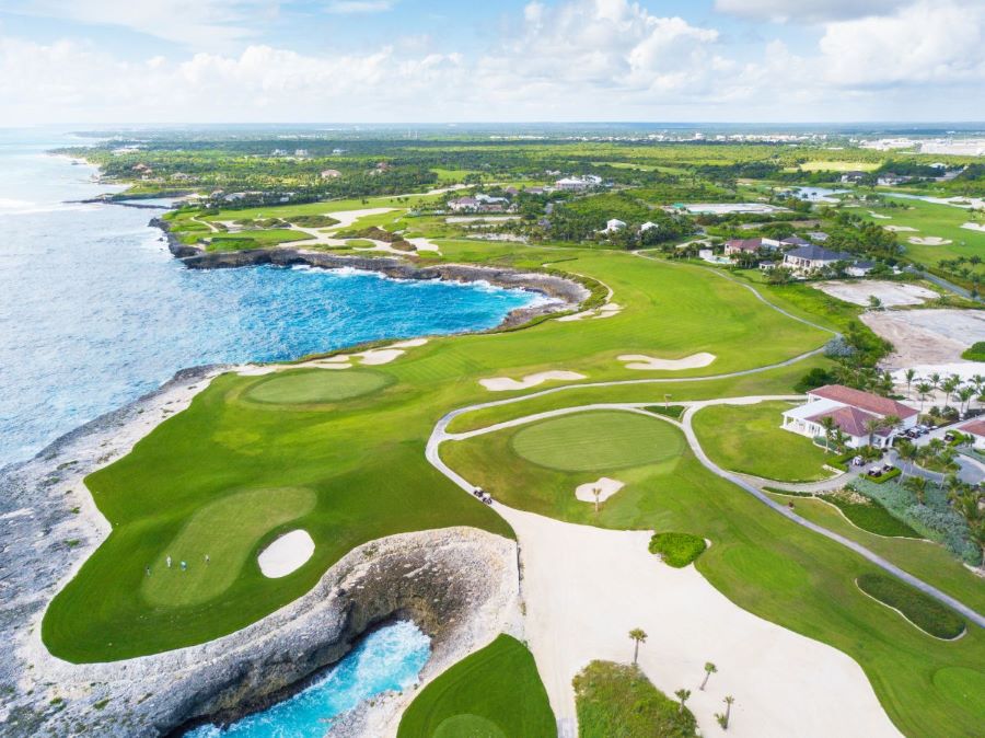 Corales Golf Course from the air