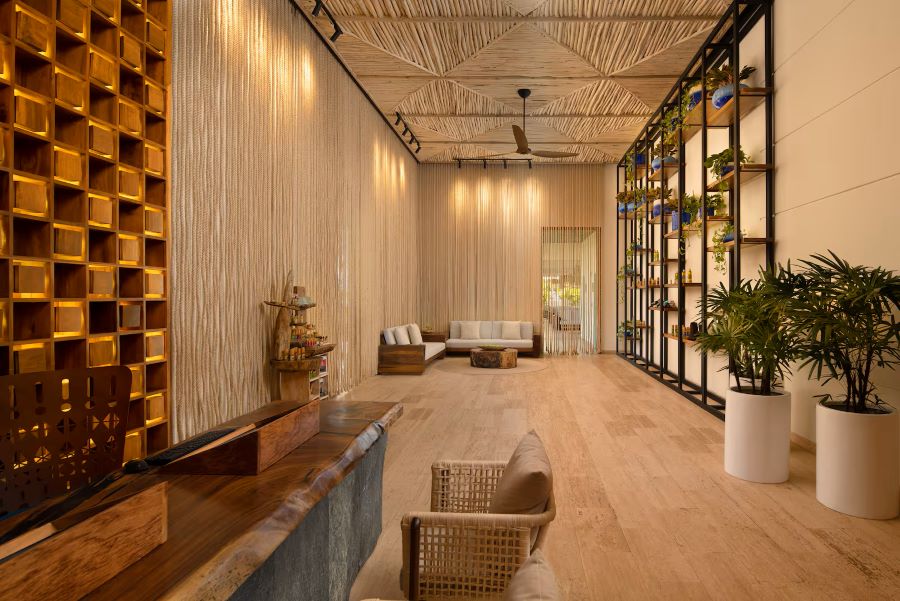 Spa lobby area at Melia Punta Cana Beach Resort