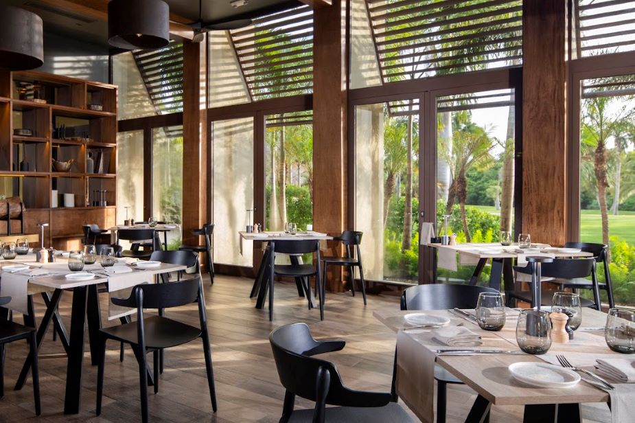 Table and chairs in restaurant at The Westin Puntacana Resort & Club