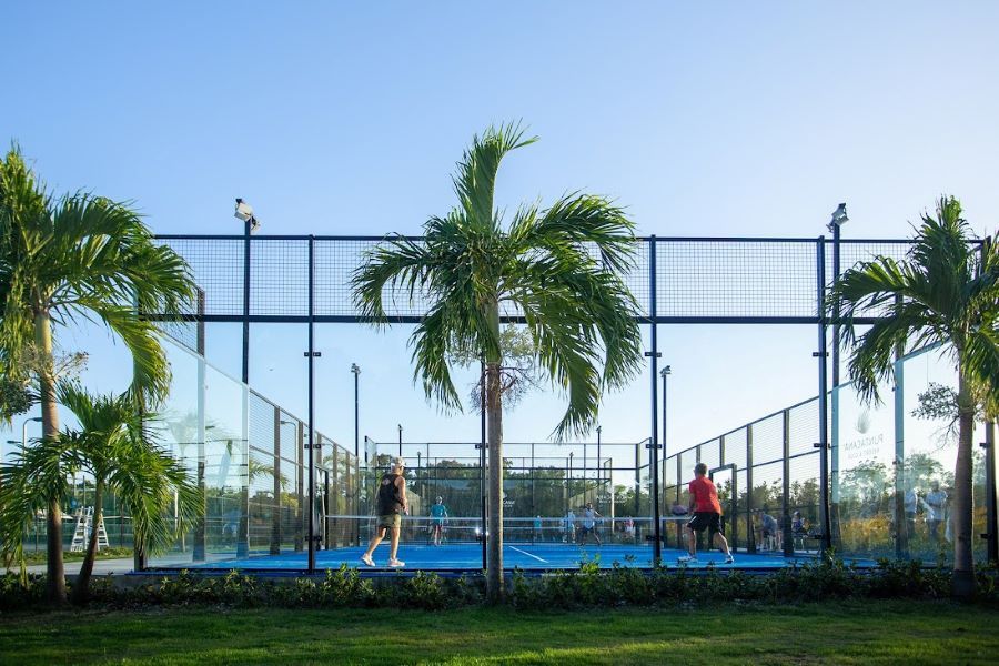 Padel courts with guests playing at The Westin Puntacana Resort & Club